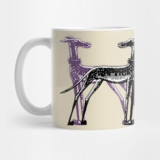 greyhound and his spirit Mug